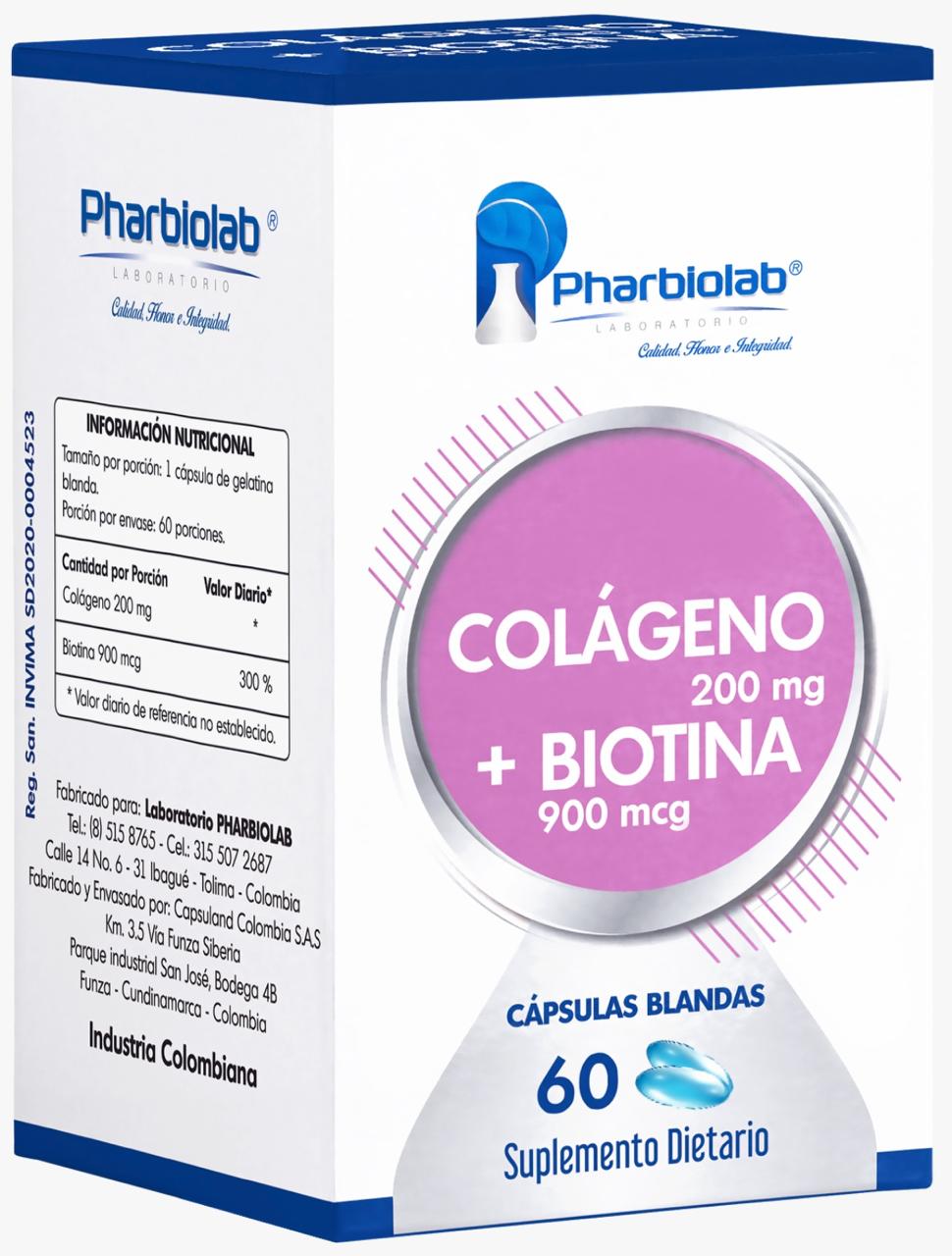 COLÁGENO + BIOTINA X 60 CAPSULAS