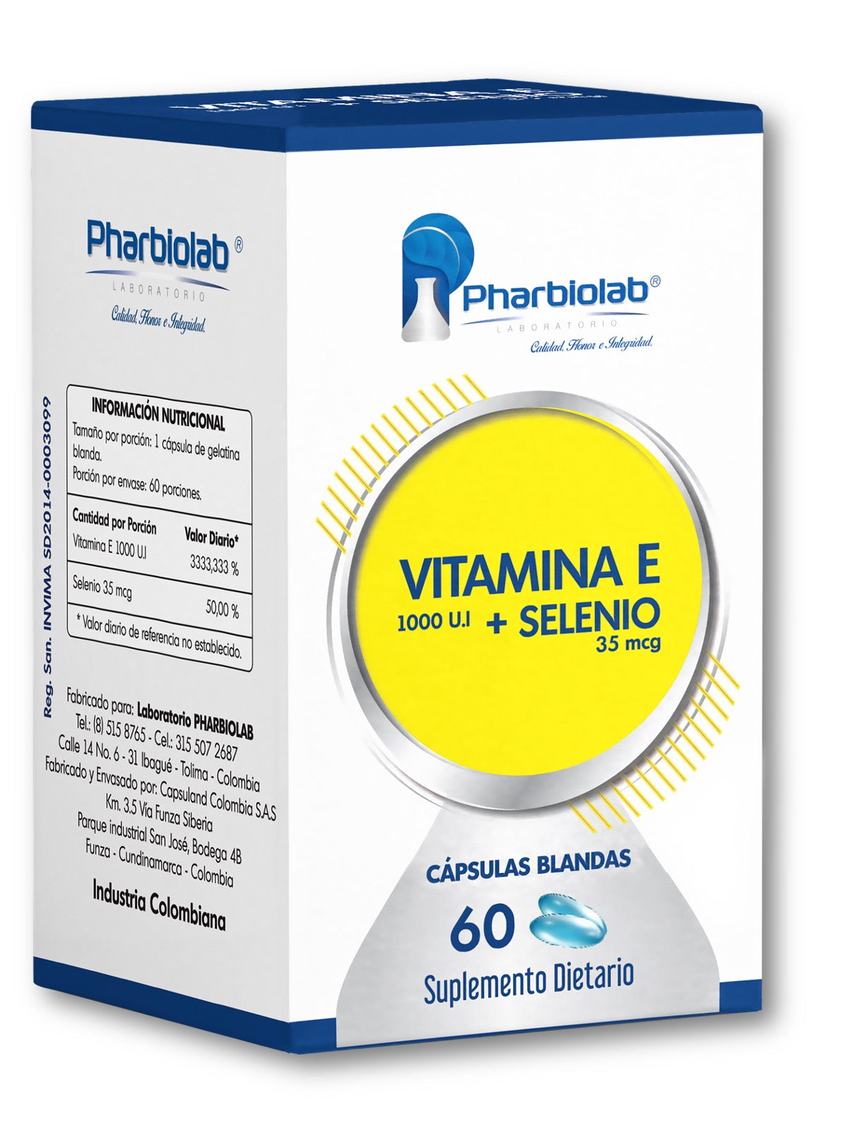 VITAMINA E + SELENIO X 60 CAPSULAS