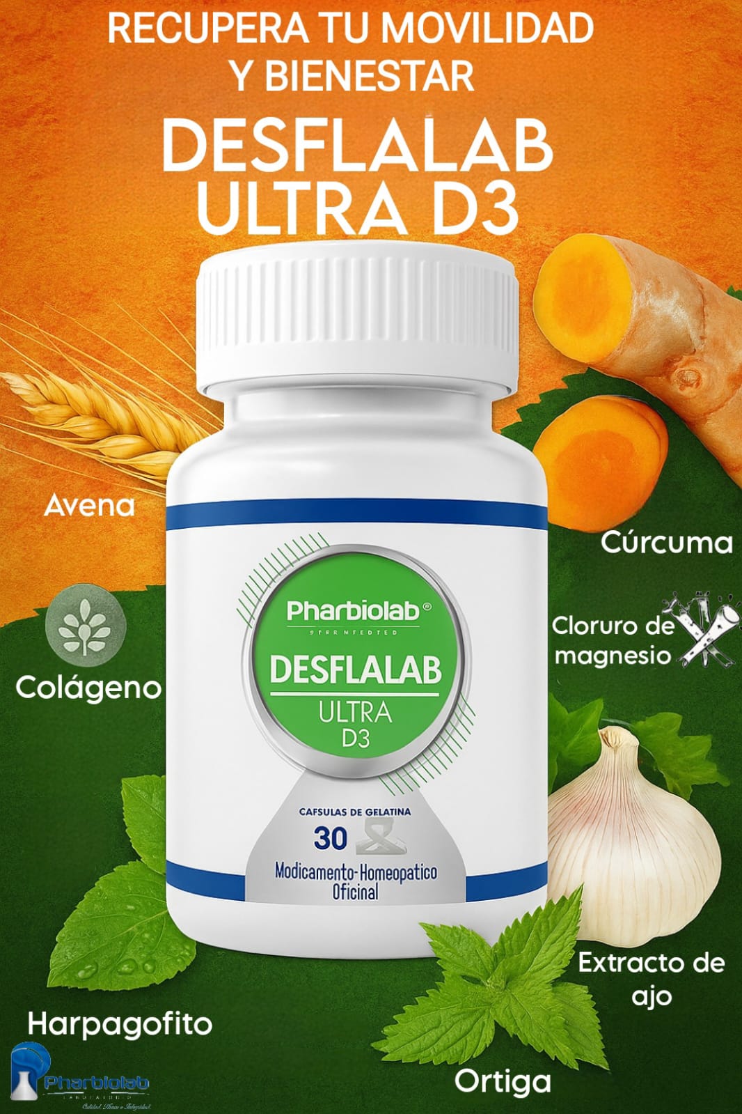 DESFLALAB ULTRA (ANTIINFLAMATORIO) X 30 CAPSULAS