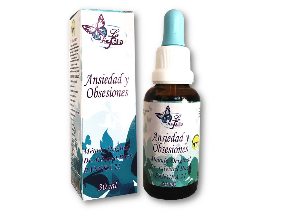ESENCIAS FLORALES ANSIEDAD Y OBSESIONES X 30 ml