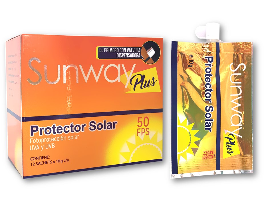 PROTECTOR SOLAR SUNWAY PLUS X 12 SACHET