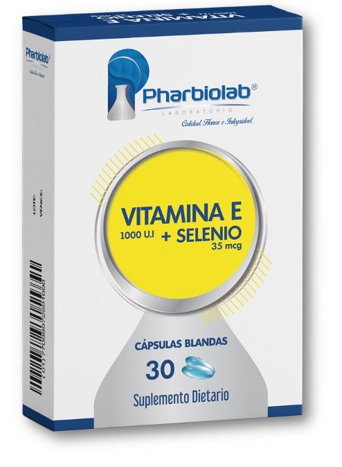 VITAMINA E + SELENIO X 30 CÁPSULAS